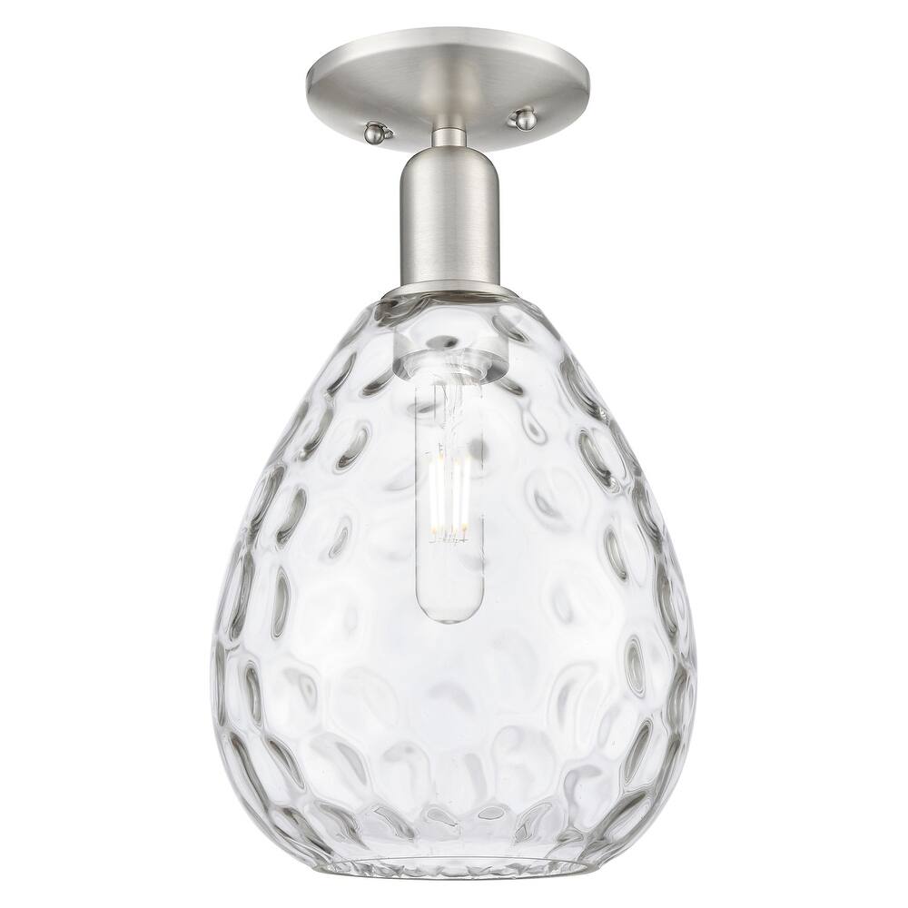 Innovations Lighting 716-1C-14-8 Waverly Semi-Flush Waverly 8" Wide