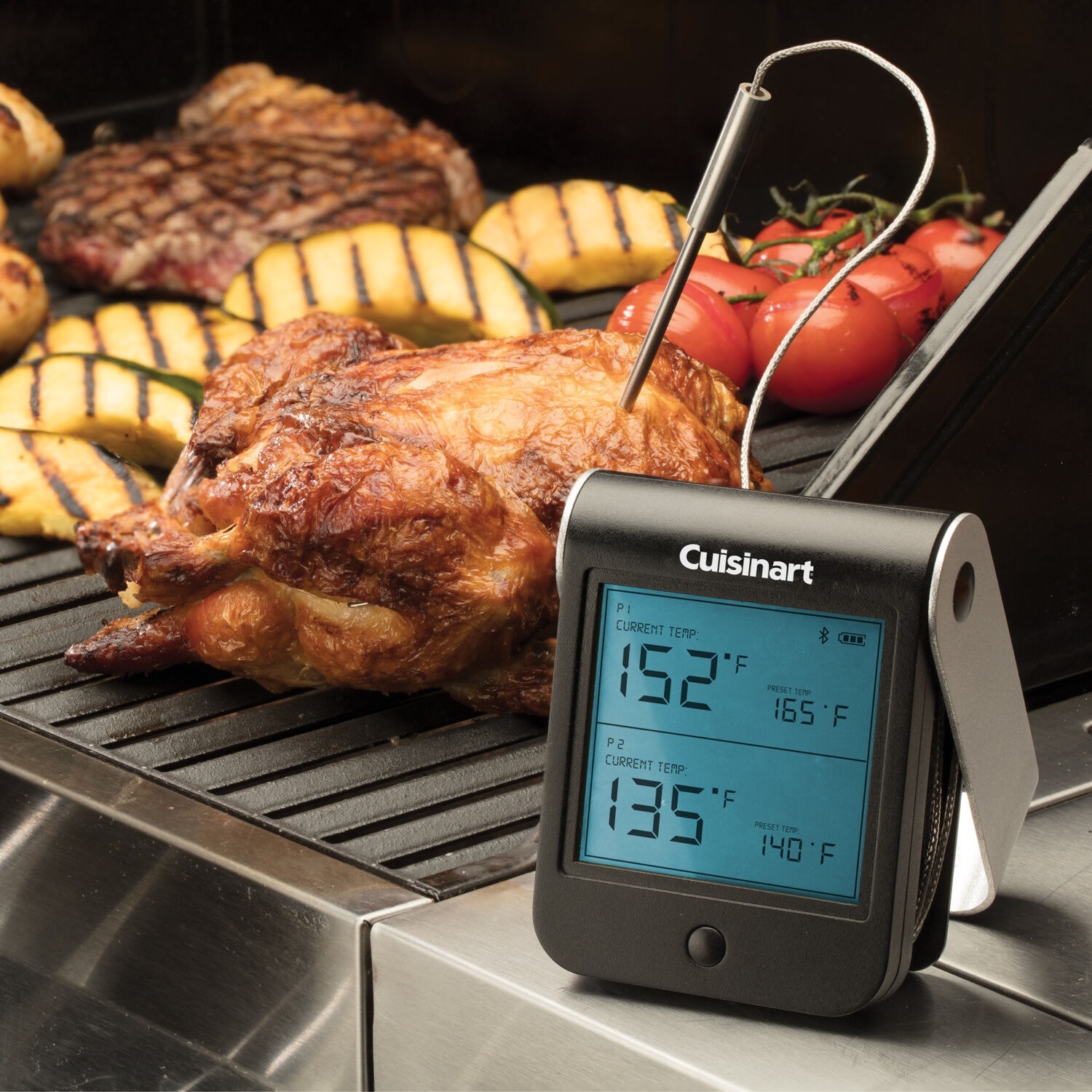 Cuisinart Instant Read Digital Meat Thermometer - 5 Probe, Cover