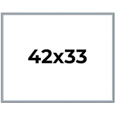 42x33 Frame Rustic Sky Blue Solid Wood Picture Frame | 0.75 Inch