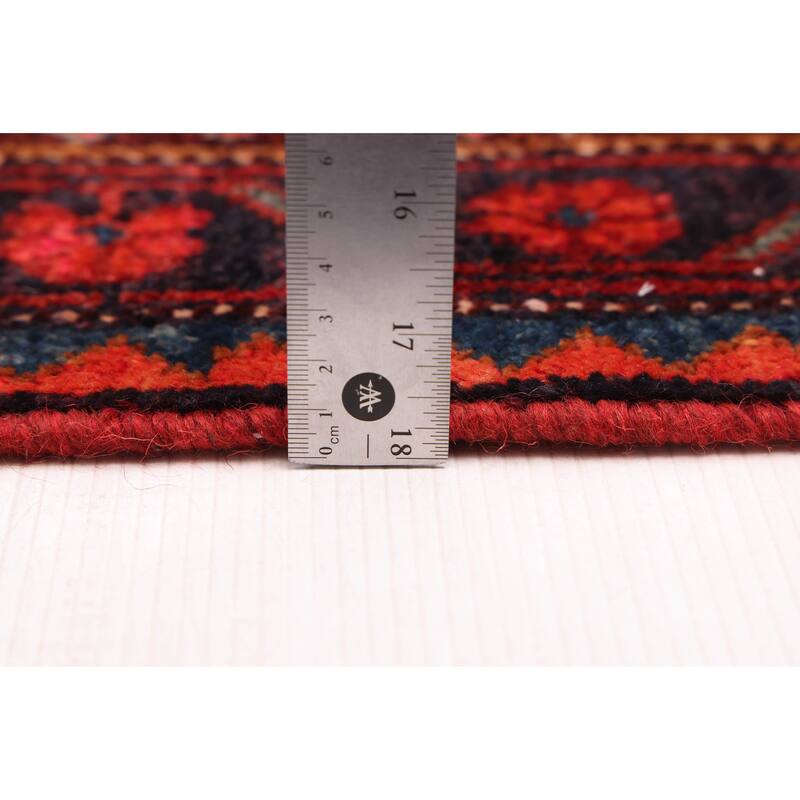 ECARPETGALLERY Hand-knotted Anadol Red Wool Rug - 3'11 x 7'3