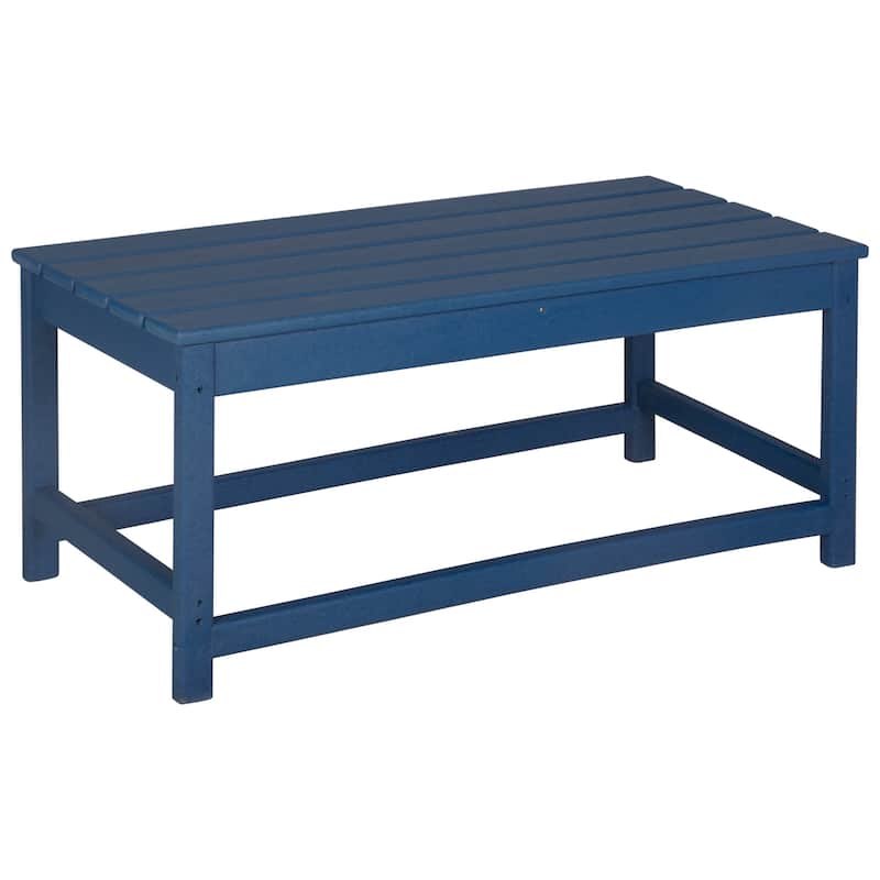 Laguna Hdpe All Weather Outdoor Patio Coffee And Side Tables (3-Piece Set)