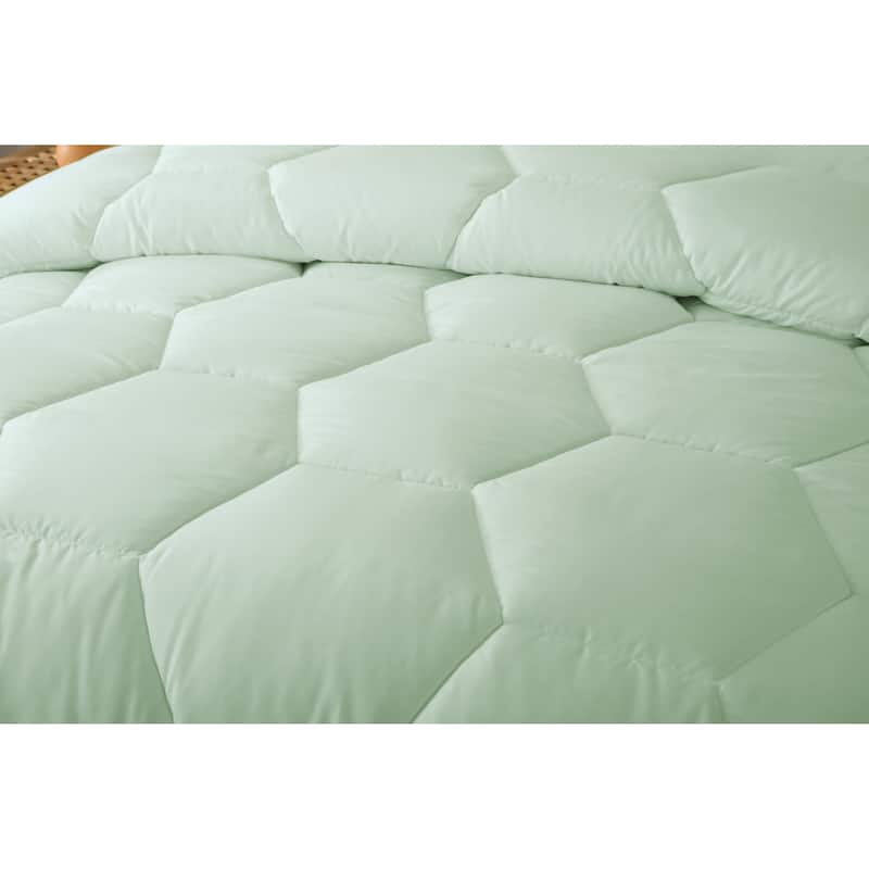 Better Style Home Microfiber Honeycomb Comforter Sets