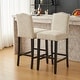 preview thumbnail 3 of 64, Logan Bonded Leather Backed Barstool (Set of 2) by Christopher Knight Home