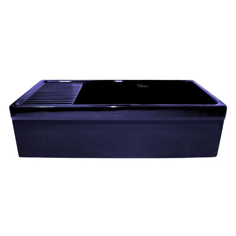 Whitehaus Collection Fireclay Quatro Alcove Sink