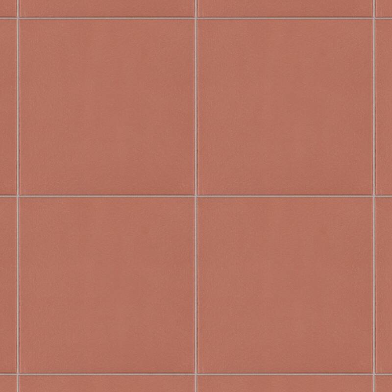 Merola Tile Klinker Red 7-3/4" x 7-3/4" Ceramic Floor and Wall Tile