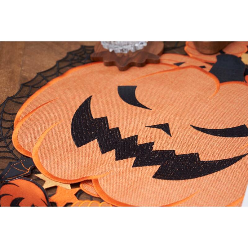 Jack-o'-lantern placemat Set 6