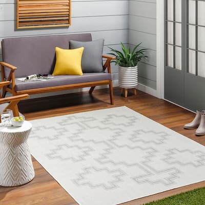 Livabliss Long Beach Outdoor Safe Casual Boho Area Rug