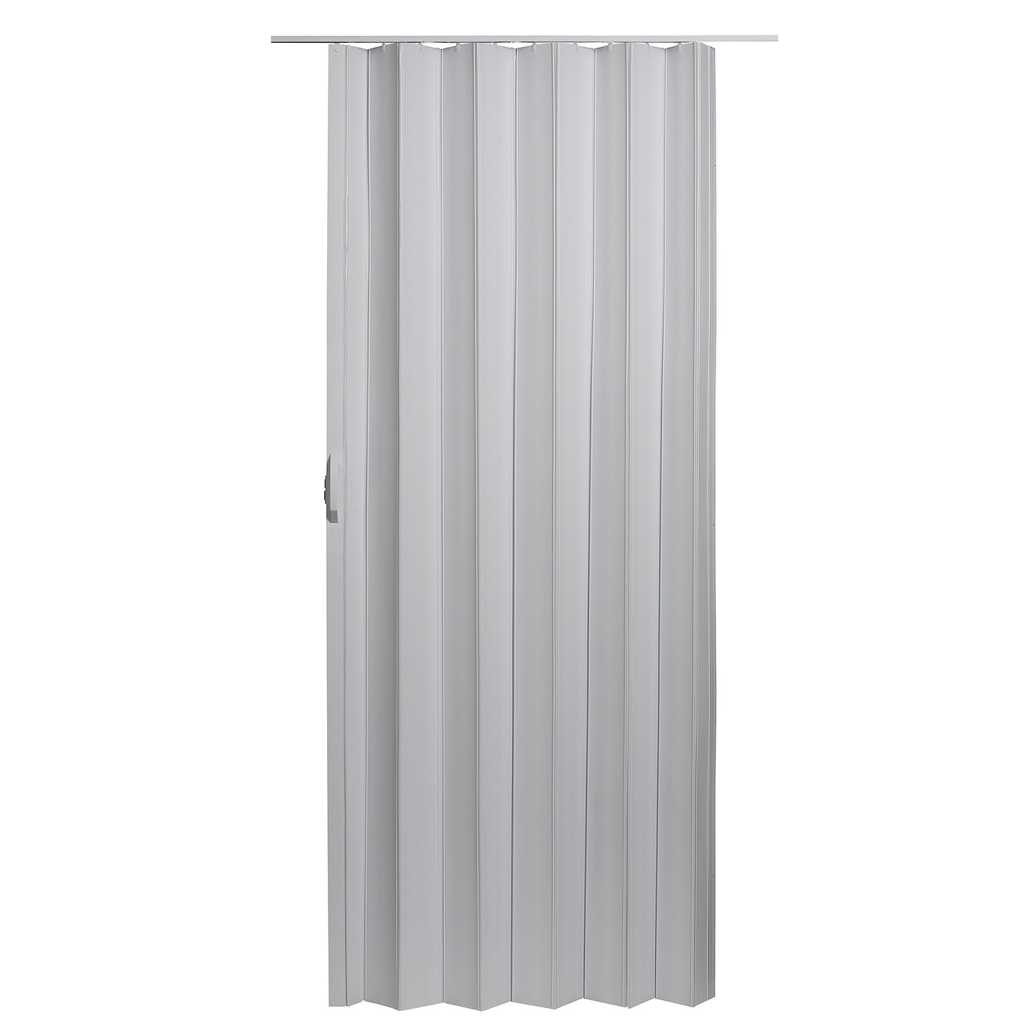 Spectrum Via White PVC Folding Closet Door Accordion Door 48 x 96
