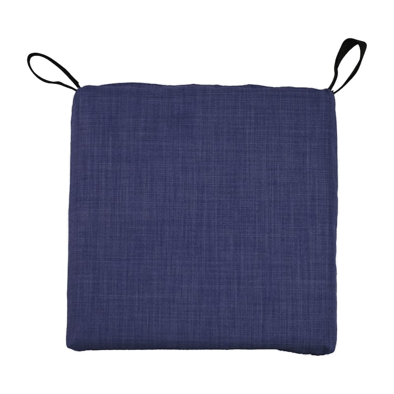 16-inch Indoor/Outdoor Solid Chair Cushions (Set of 4) - 16 x 16