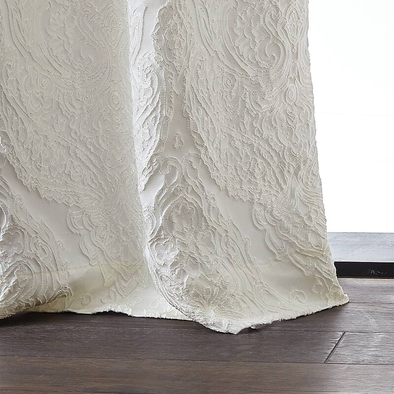 Martha Stewart Milan Room Darkening Rod Pocket Single Curtain Panel