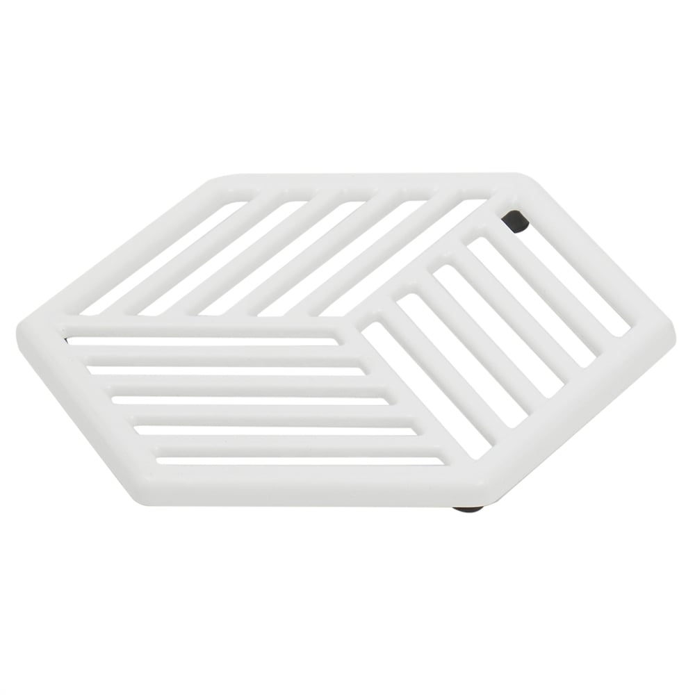 Premius Cast Iron Lines Design Trivet, 8x8x.5 Inches - 8x8x.5 Inches - On Sale - Bed Bath & Beyond - 35595080