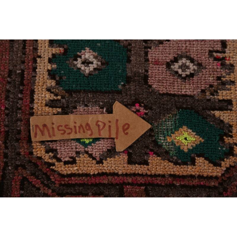 Hand Knotted Oriental 100% Wool Carpet Transitional Tribal Pink Anatolian Area Rug - 2' 6'' X 1' 8''