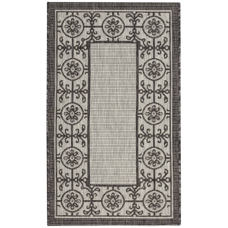 Nourison Garden Party Bordered Indoor/Outdoor Area Rug
