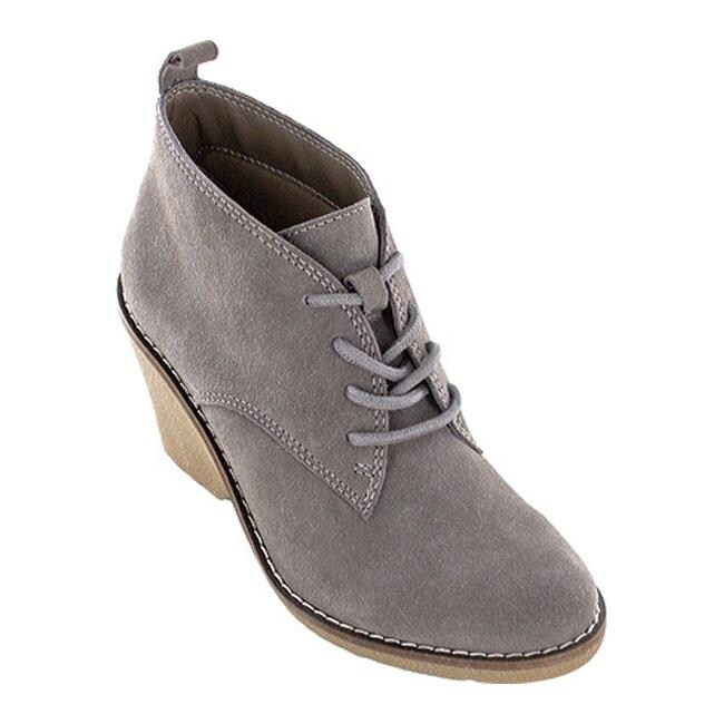 white mountain wedge booties