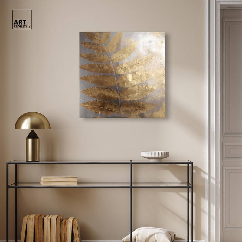 Golden Canopy (II) Canvas by Art Remedy, Gallery Wrapped