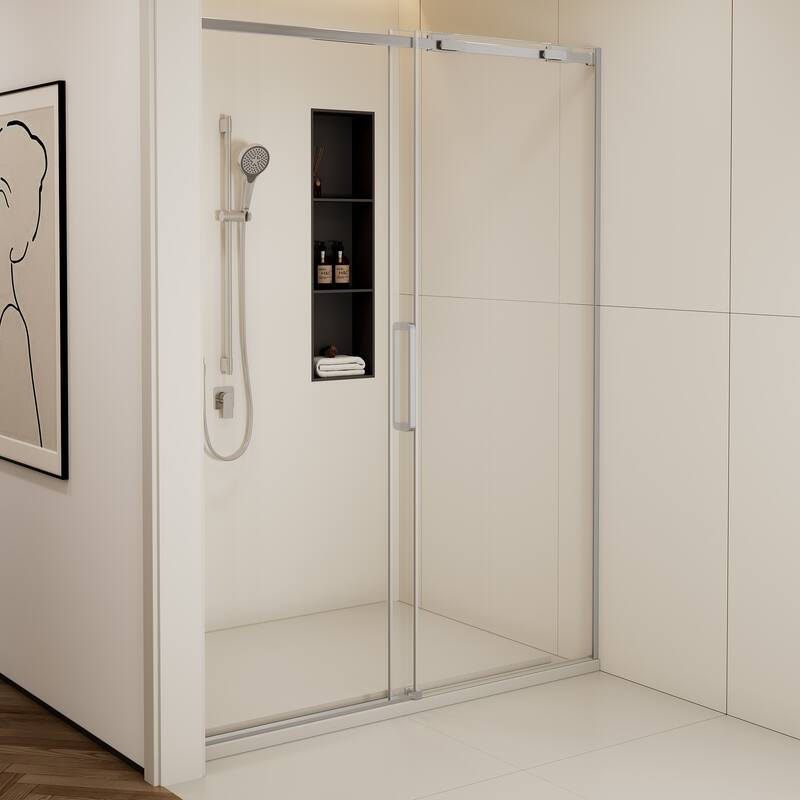 Semi-Frame Sliding Shower Door