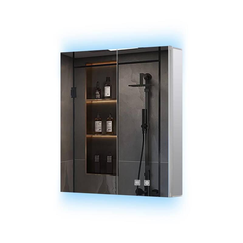 Corsica Surface-Mount LED Mirror Medicine Cabinet with Defogger