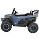 preview thumbnail 22 of 93, 24V 4WD Kids Electric UTV Ride-On Car, Dual Seat with Remote Control, Easy-Drag System, Soft Brake & Spring Suspension