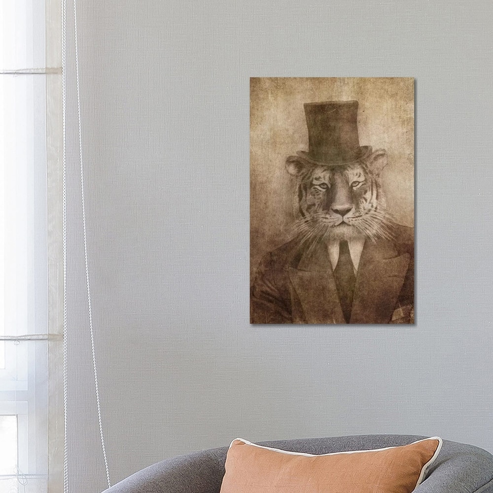 iCanvas "Sir Tiger" by Terry Fan Canvas Print