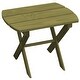 preview thumbnail 13 of 17, Pine Folding Oval End Table Linden Leaf Stain