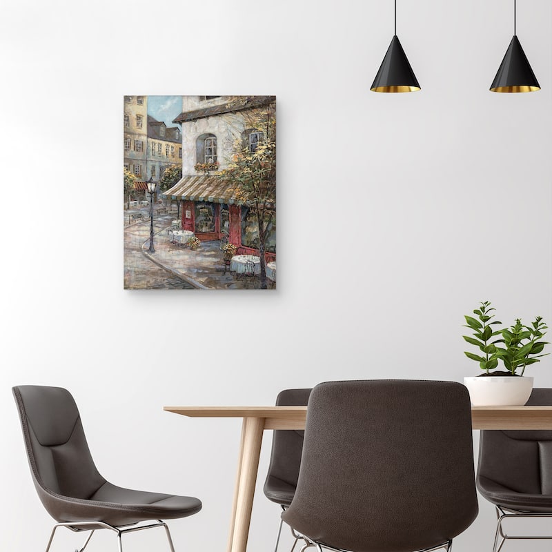 My Favorite Cafe by Ruane Manning Canvas Art Print