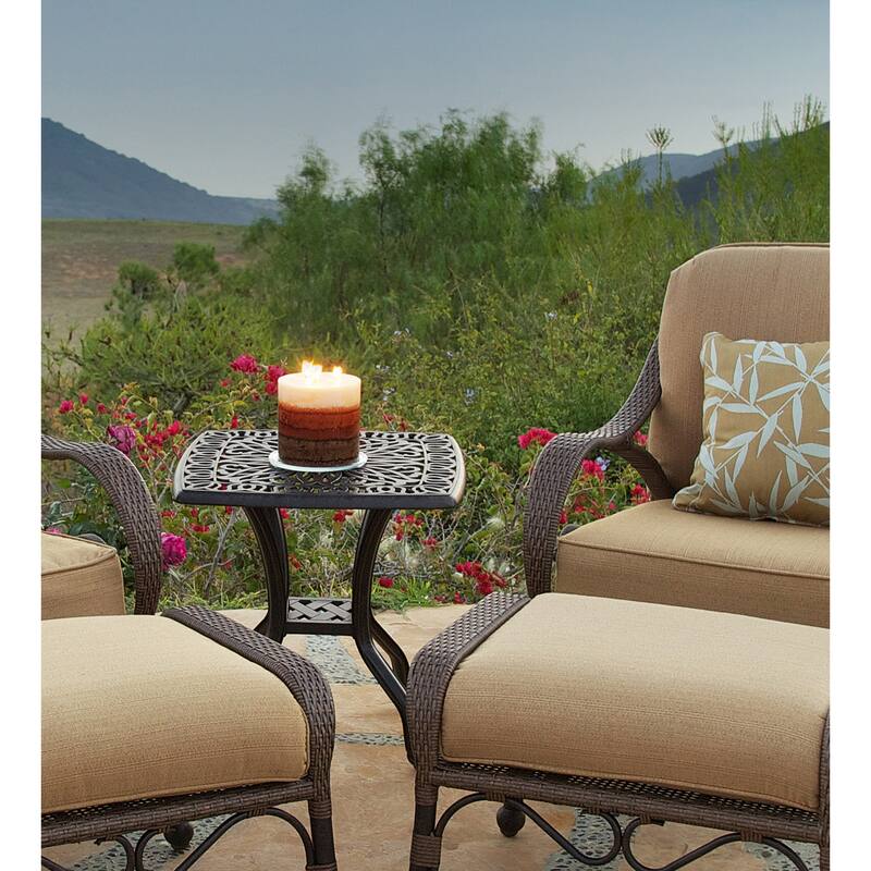 Grand Bonaire Weave Patio Side Table