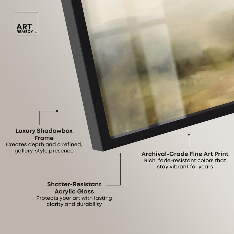 Haze Horizon Shadowbox by Art Remedy