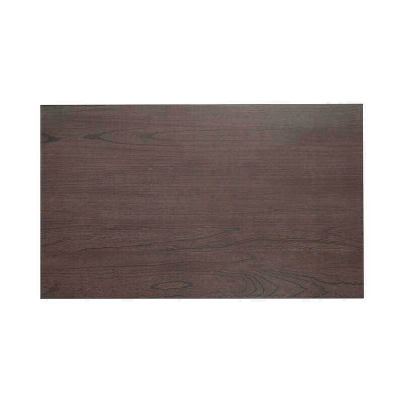 Brook Bay Textured White Carbon Gray Trestle Table Set
