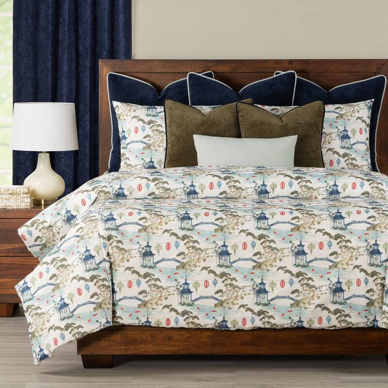 Siscovers Tranquil Japanese Garden Print Duvet Set