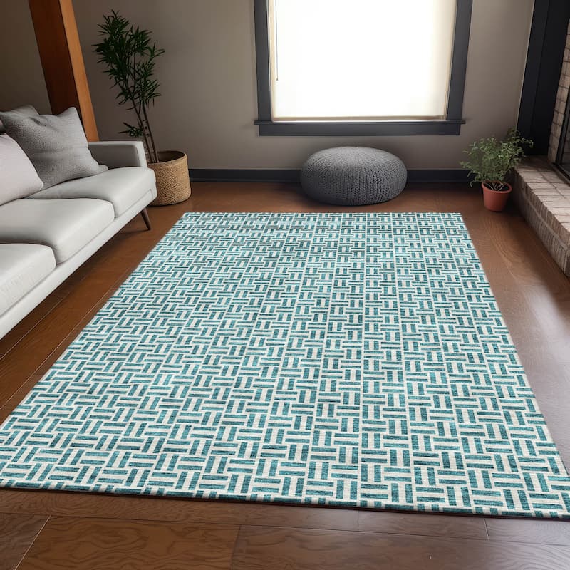Premium Washable Super Soft Modern Geo Mayfield Rug