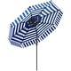preview thumbnail 20 of 25, Outsunny 8.6FT Patio Umbrella, UPF 30+ Outdoor Market Umbrella, 2-Tier Vented Patio Table Umbrella with Crank 8 Ribs