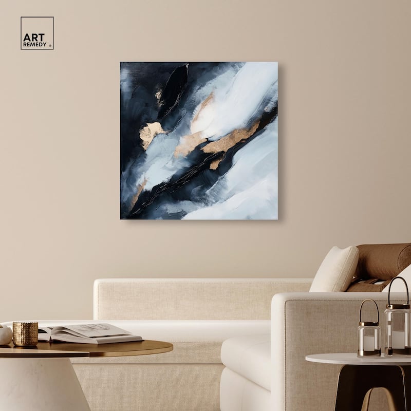 Golden Spark I Canvas by Art Remedy, Gallery Wrapped