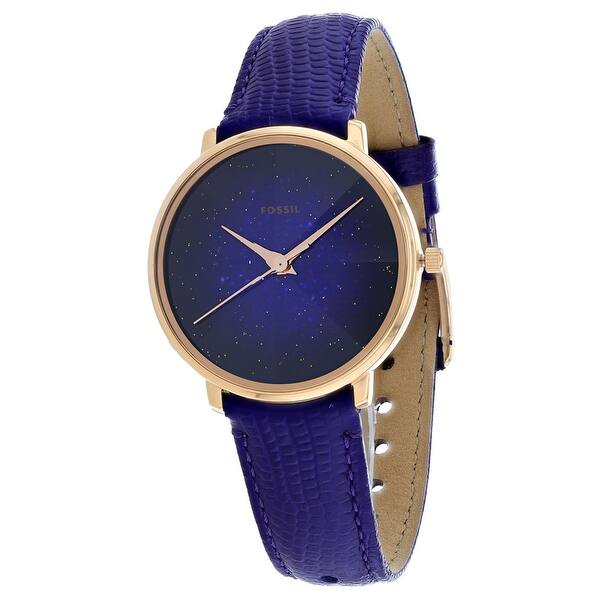 Shop Fossil Women S Prismatic Galaxy Purple Watch Es4727