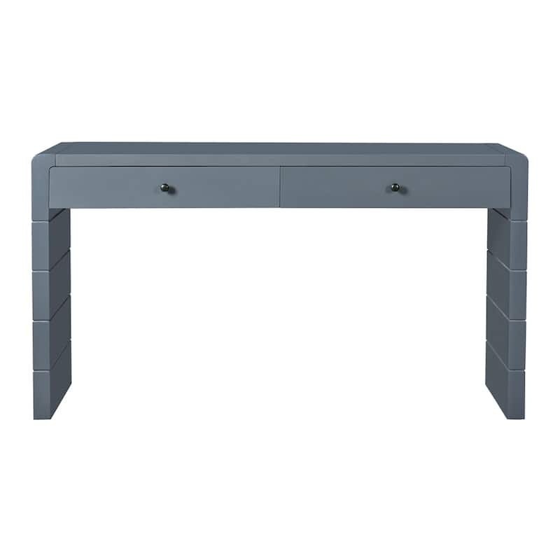 Curved Console Table with Storage