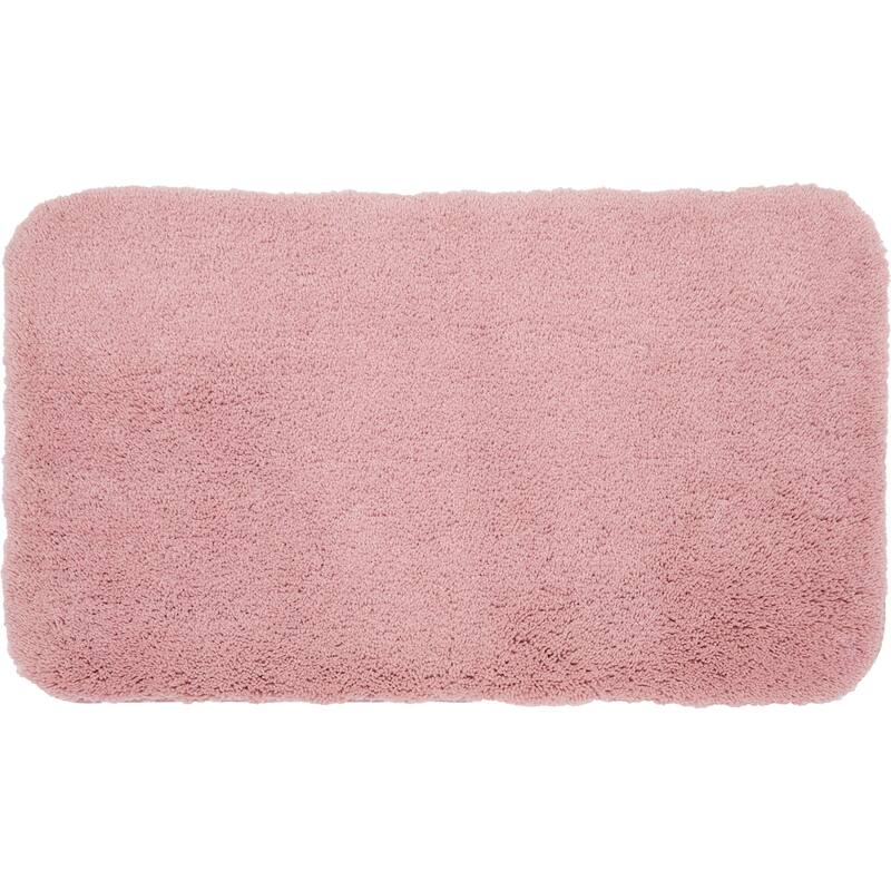 Mohawk Home Machine Washable Pure Perfection Solid Bath Rug - 1'5" x 2' - Rose Pink