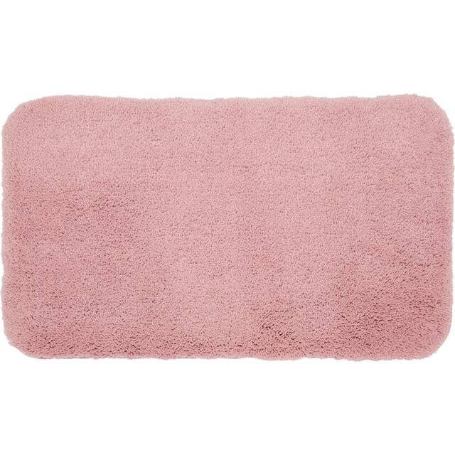 Mohawk Pure Perfection Solid Patterned Bath Rug - 1'8" x 5' - Rose Pink