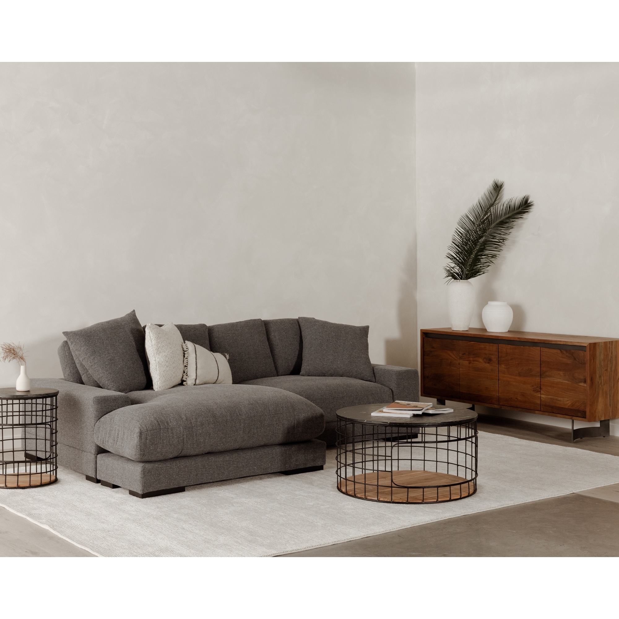 Aurelle home reversible on sale contemporary sectional sofa