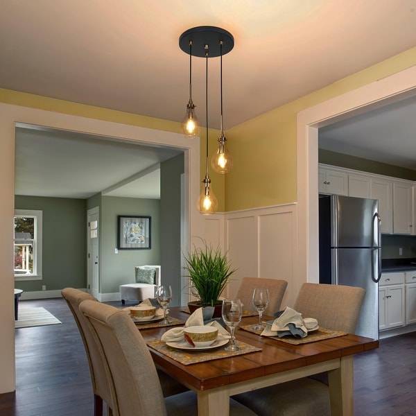 3 light round pendant sale