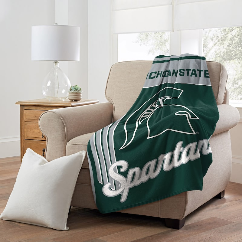 NCAA Michigan State Spartans 46" x 60" Microfiber Throw Blanket