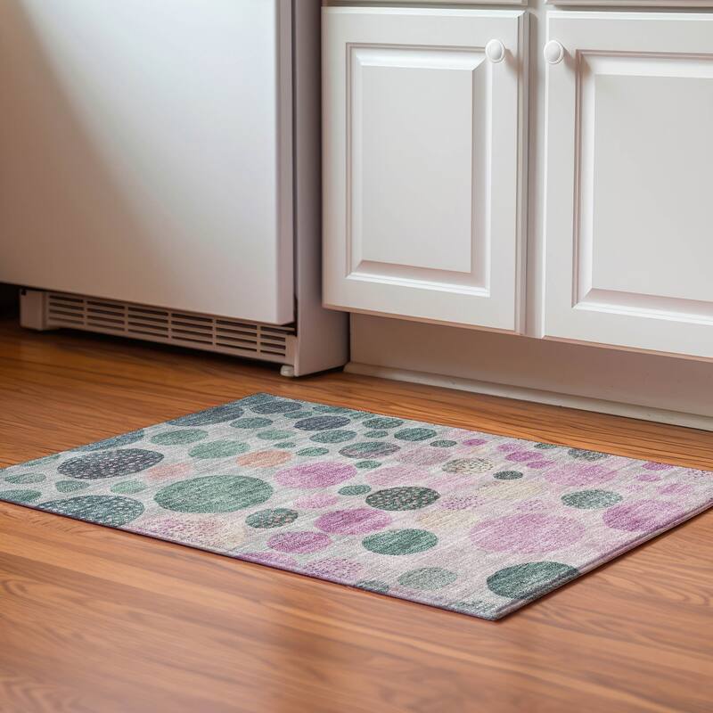 Premium Washable Super Soft Mayfield Rug - Cactus - 1'8" x 2'6"