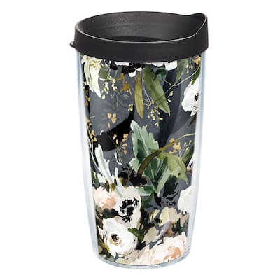Tervis Kelly Ventura Anemone Flowers Made in USA Double Walled Insulated Travel Tumbler, Classic