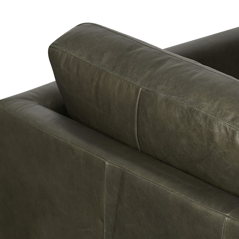Poly & Bark Nolita 85" Sofa - Full Grain Genuine Italian Leather