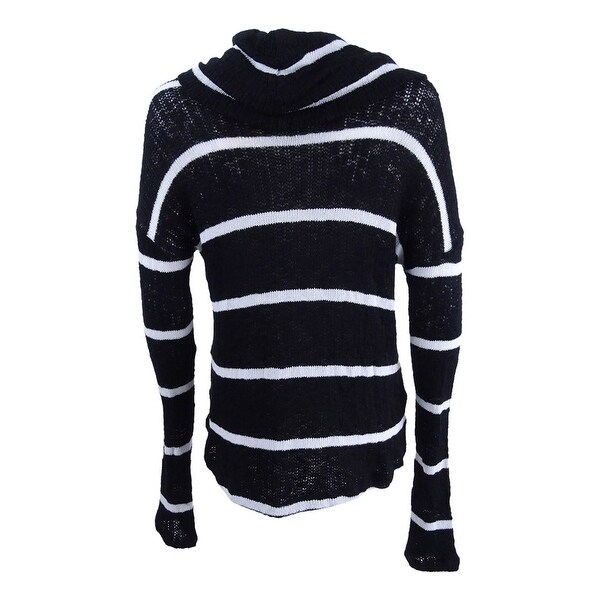 black and white striped sweater women's
