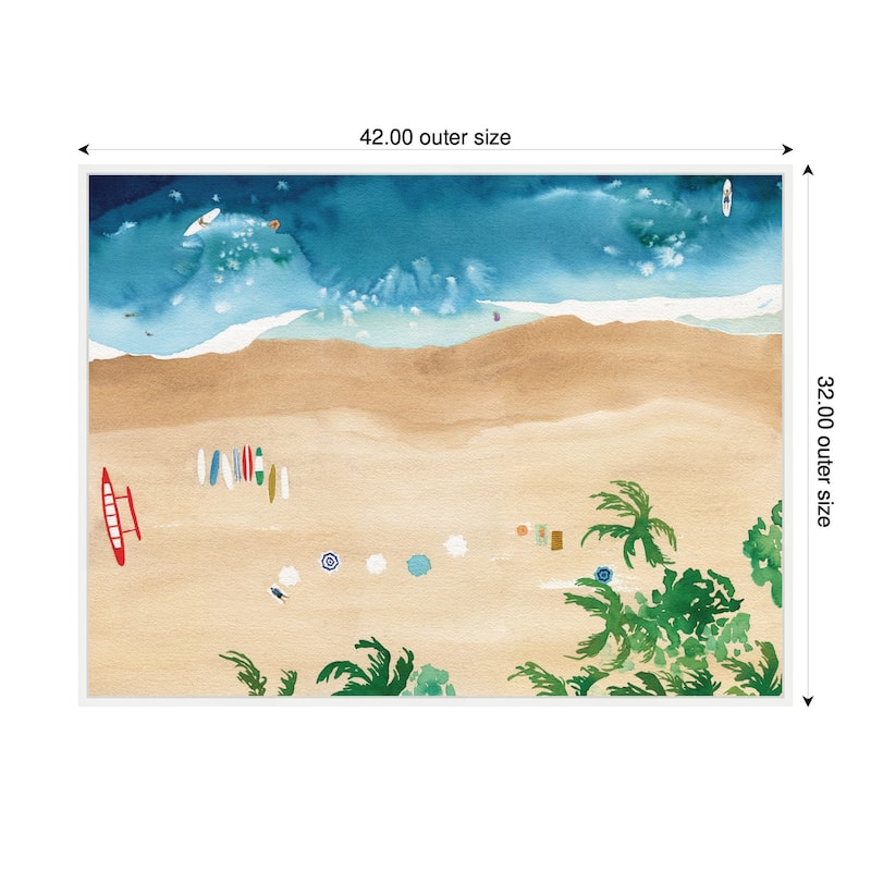 Kate and Laurel A Day of Play Vibrant by Janet Meinke Lau Framed Canvas Wall Art Print