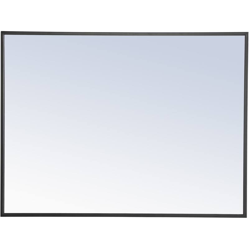 Elegant Lighting Eternity 32" x 24" Rectangular Metal Framed Wall