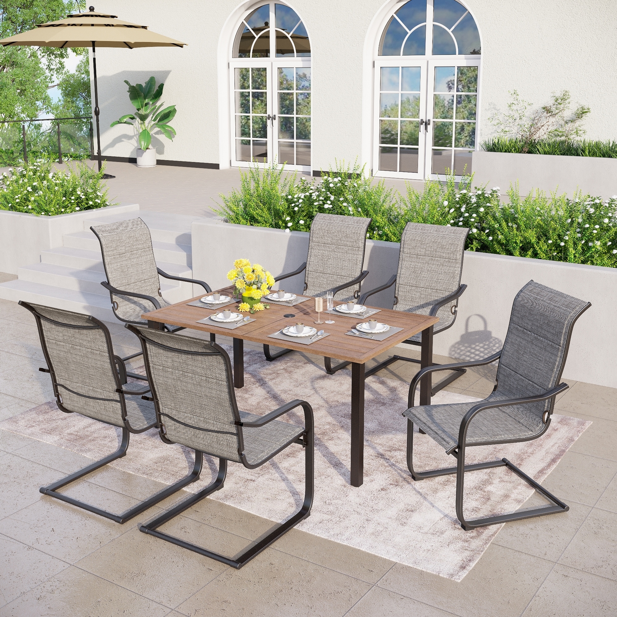 Piece Sling Outdoor Dining Set Patio Dining Set Hot Sale Sling