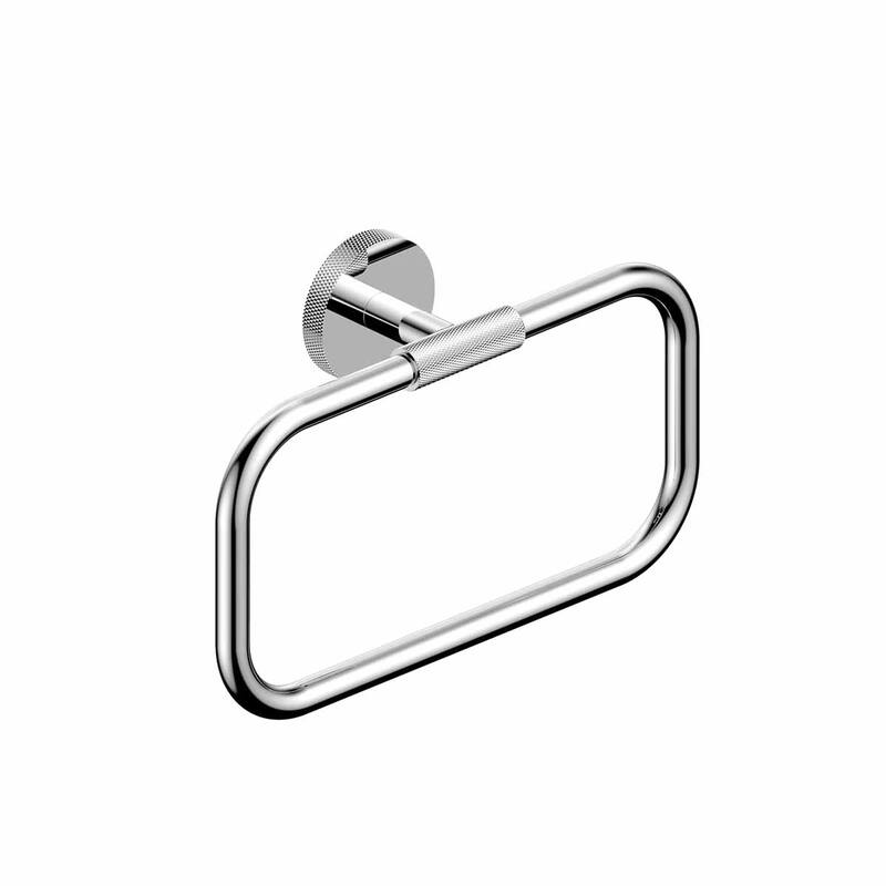 WS Bath Collections Klass WSBC 256809 Klass 8-5/8" Wall Mounted Towel - Polished Chrome
