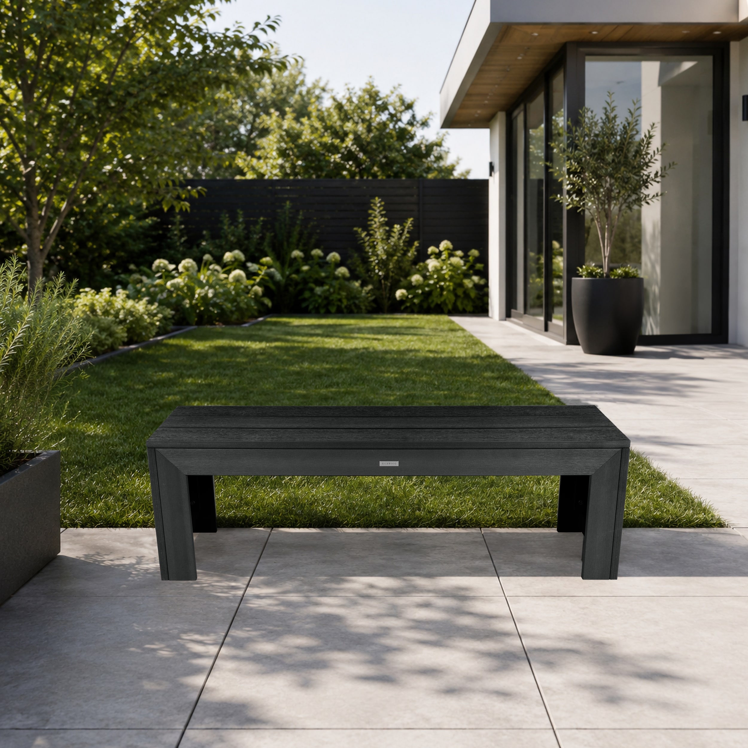 HIGHWOOD Monroe Modern 55" Outdoor Bench