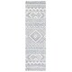 preview thumbnail 15 of 28, SAFAVIEH Handmade Metro Baiba Boho Moroccan Wool Rug 2'3" x 8' Runner - Blue/Ivory - Runner