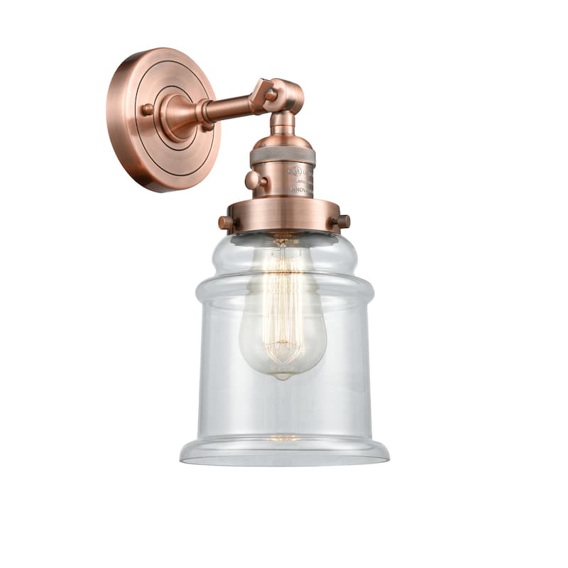 Innovations Lighting Canton Single Light 11" Tall Bathroom Sconce - 3